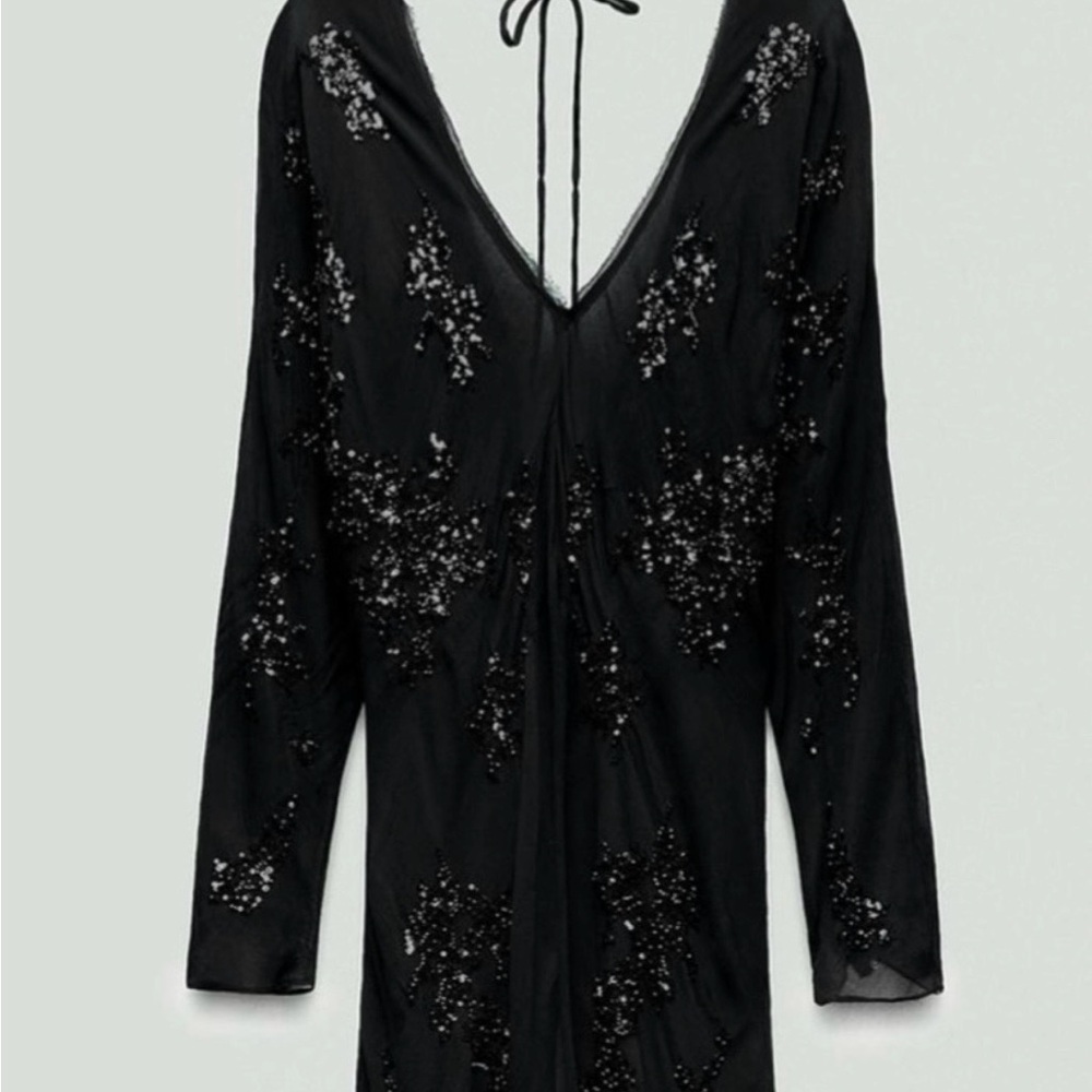 Zara Black Midi Dress
EMBROIDERED SEQUIN MIDI Dress CW Collection - Picture 4 of 13